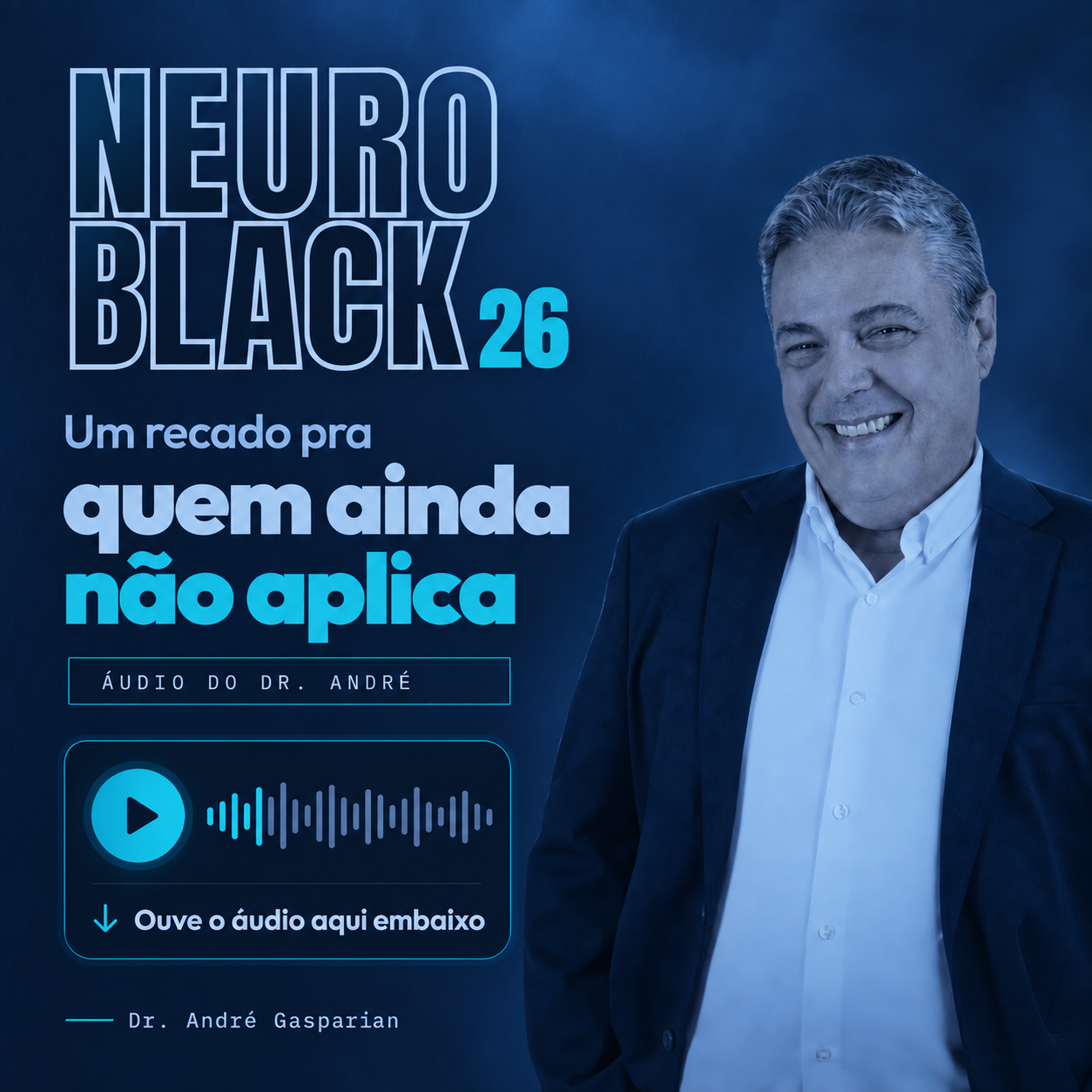 Imagem do recado do André pra quem ainda não aplica